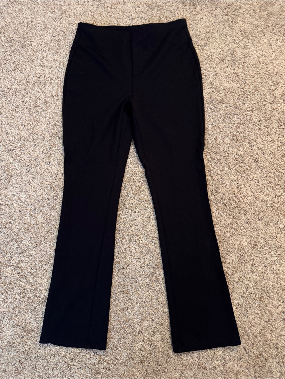 HALARA Black Boot-Cut 7/8 length Ponte Pants